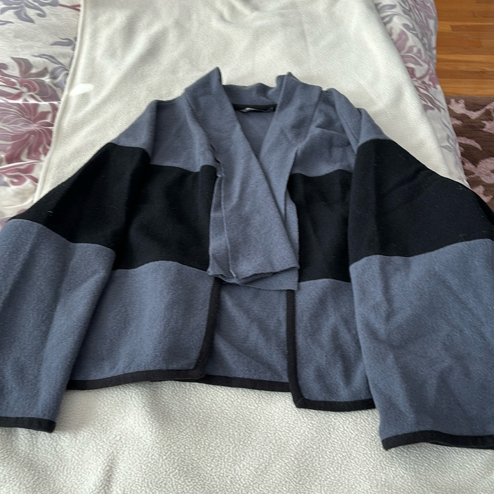Cape with sleeves. Beautiful wool, by Marimekko.